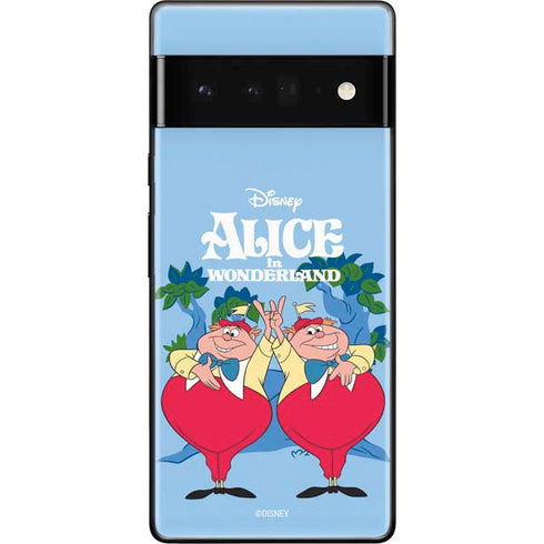 Disney Alice in Wonderland Tweedle Dee and Tweedle Dum Google Pixel 6 Pro Skin